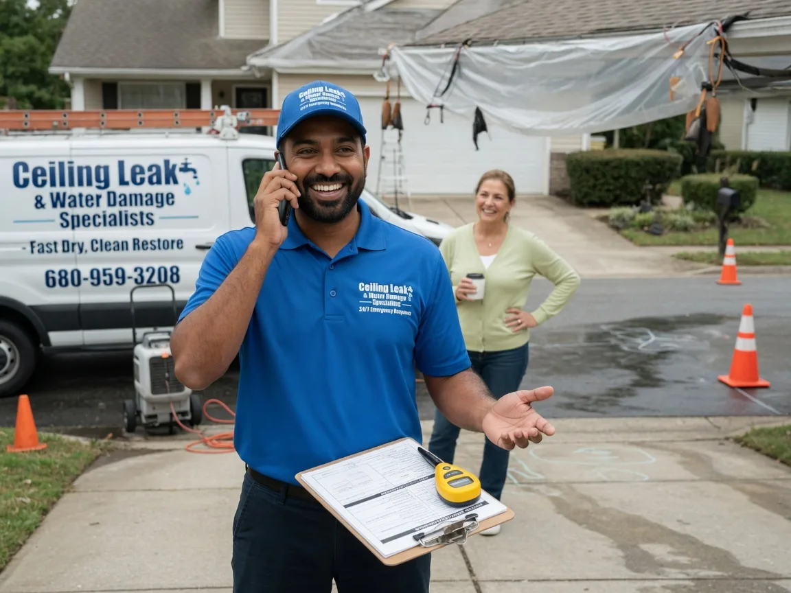 Ceiling Leak Cleanup Greenville, IA FAQs